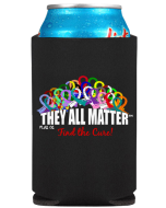 They All Matter Koozie Can Cooler to Support All Cancer Ribbons