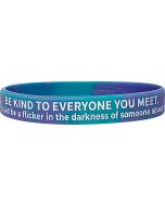 Be Kind to Everyone You Meet Silicone Wristband