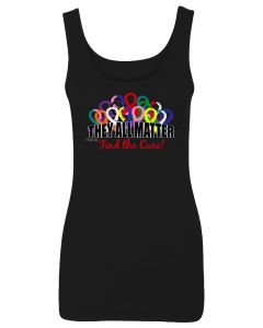 They All Matter Women's Stretch Tank Top - Black [S]