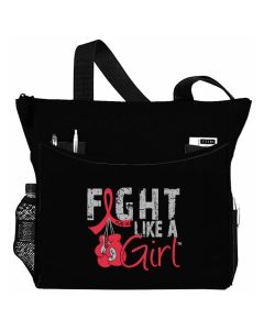 Fight Like a Girl Knockout Dakota Tote Bag - Red