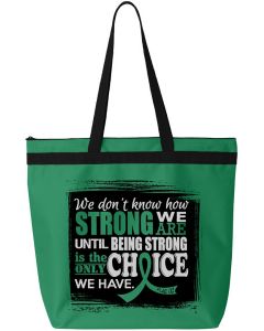 "How Strong We Are" Darcey Tote Bag - Green