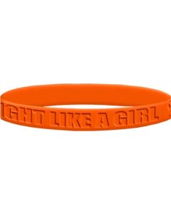 Fight Like a Girl 2 Wristband - Orange