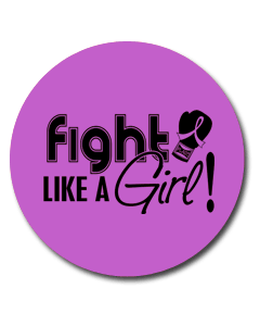 Fight Like a Girl Signature Cushioned Jar Opener - Purple