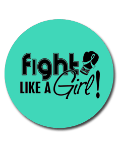 "Fight Like a Girl Signature" Jar Opener - Teal
