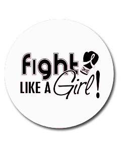 "Fight Like a Girl Signature" Jar Opener - White
