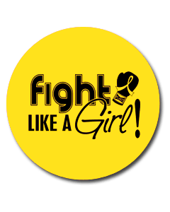 "Fight Like a Girl Signature" Jar Opener - Yellow