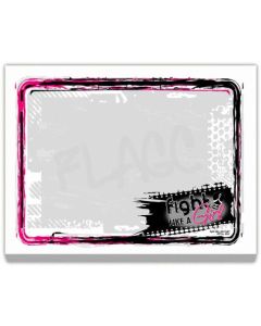Fight Like a Girl Signature Sticky Note Pads (2 Pack) - Hot Pink