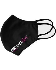 Fight Like a Girl Breast Cancer Face Mask Reusable