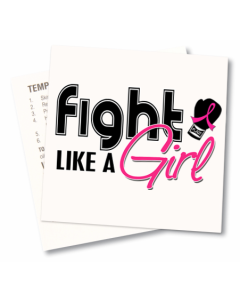 Fight Like a Girl Temporary Tattoos 1