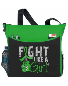 "Fight Like a Girl Knockout" Dakota Tote Bag - Green