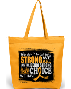 How Strong We Are Tote Bag For Childhood Cancer