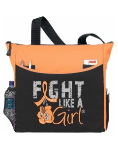 "Fight Like a Girl Knockout" Dakota Tote Bag - Orange