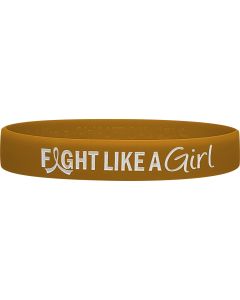 Fight Like a Girl Wristband - Amber