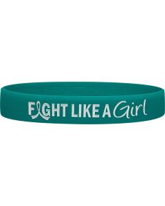 Fight Like a Girl Wristband - Teal