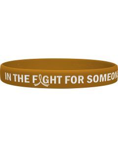 In the Fight Silicone Wristband - Amber