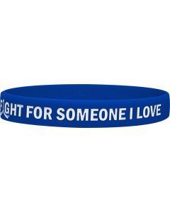 In the Fight Silicone Wristband - Blue