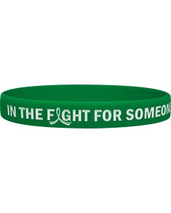 In the Fight Silicone Wristband - Green