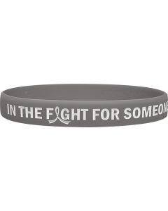 In the Fight Silicone Wristband - Grey