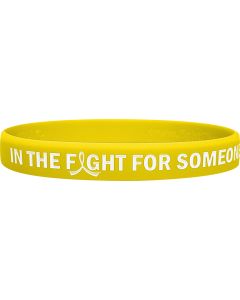 In the Fight Silicone Wristband - Yellow
