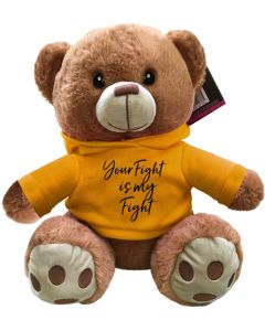 "Your Fight Is My Fight" Fight Pal Teddy Bear - Gold