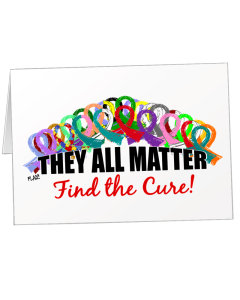 They All Matter All Ribbons Note Cards