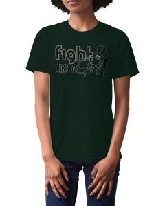 Fight Like a Girl Signature Unisex T-Shirt - Emerald Green [S]