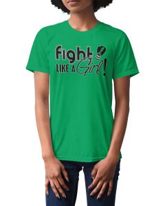 Fight Like a Girl Signature Unisex T-Shirt - Green [XS]