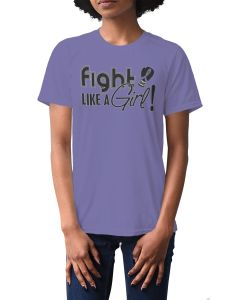 Fight Like a Girl Signature Unisex T-Shirt - Violet [XS]