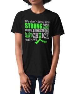 How Strong We Are Unisex T-Shirt - Black w/ Lime Green [S]