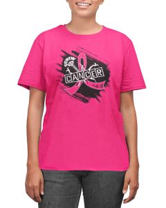 Screw Cancer Unisex T-Shirt - Hot Pink [S]