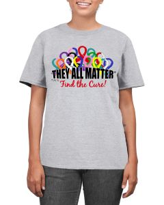 They All Matter Unisex T-Shirt - Heather Grey [S]