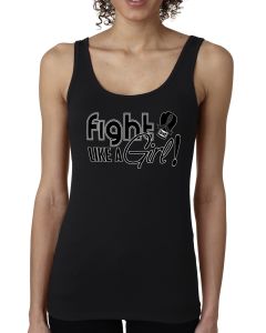 Fight Like a Girl Signature Women's Stretch Tank Top - Black [S]