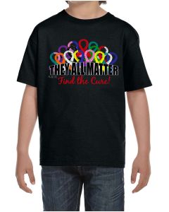 They All Matter Youth T-Shirt - Black [XS]