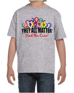 They All Matter Youth T-Shirt - Heather Grey [XS]