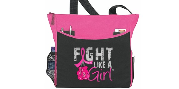 Breast Cancer Fight Like a Girl Tote Bag - Dakota