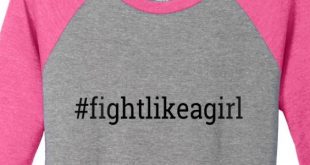 Fight Like a Girl Baseball T-Shirt Breast Cancer