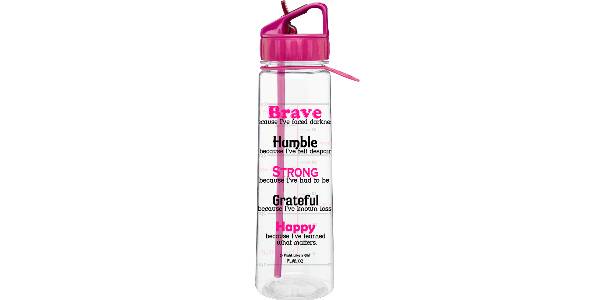Brave Because I've Faced Darkness SlimKim II Water Bottle