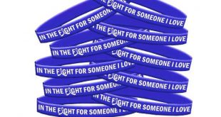 In The Fight Wristbands Blue