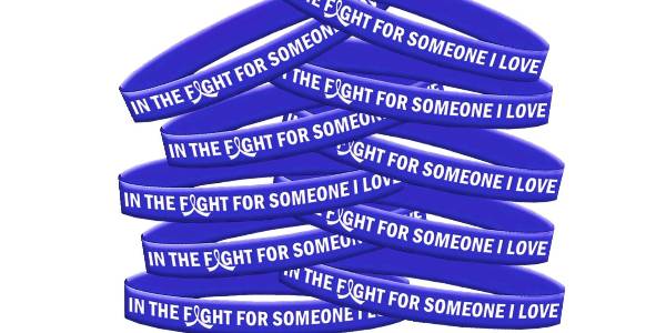 In The Fight Wristbands Blue