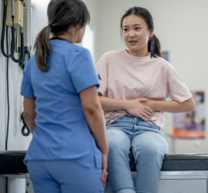 Woman with Doctor