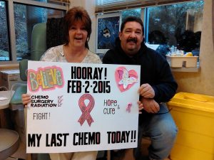 Melinda Final Chemo Husband